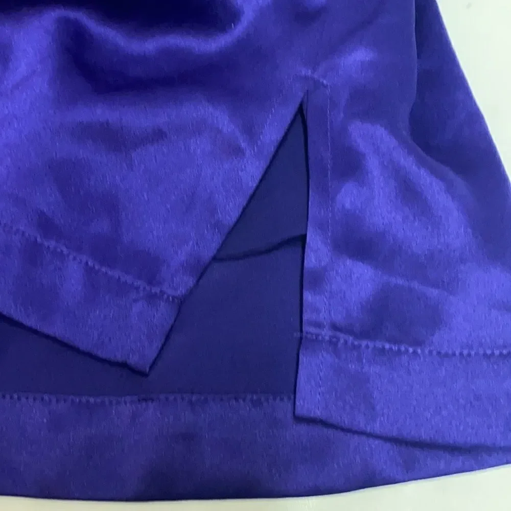 Vintage Victoria’s Secret Gold Tag satin and sheer purple‎ robe C20